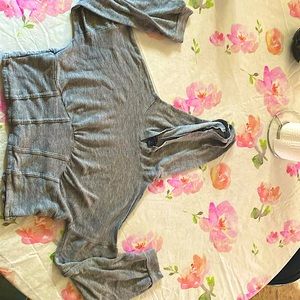 I am selling a crop hood shirt